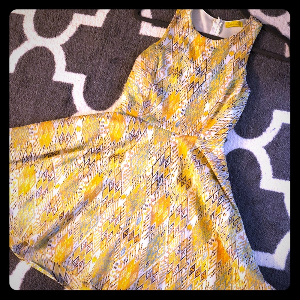 Dee Elle Yellow Mini Dress